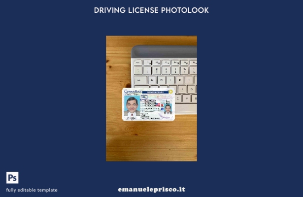 modello FRONTE photolook USA Connecticut DL stile verificato